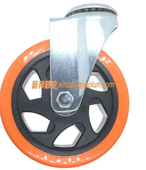 5寸孔頂橙色pu