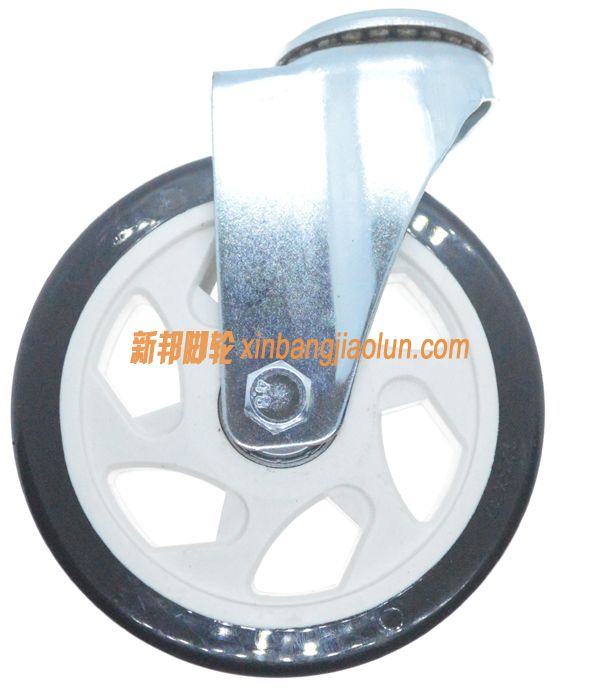 5寸孔頂黑色pu