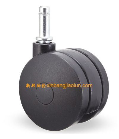 75mm黑色尼龍家具輪
